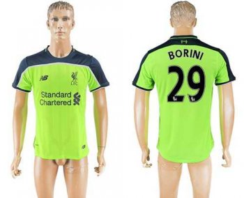 Liverpool #29 Borini Sec Away Soccer Club Jersey