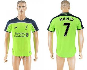 Liverpool #7 Milner Sec Away Soccer Club Jersey