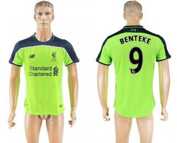 Liverpool #9 Benteke Sec Away Soccer Club Jersey