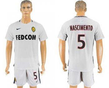 Monaco #5 Nascimento Away Soccer Club Jersey