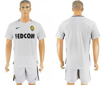 Monaco Blank Away Soccer Club Jersey