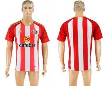 Sunderland Blank Home Soccer Club Jersey