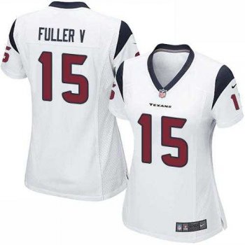 Women's Nike Houston Texans #15 Will Fuller V White Stitched NFL Elite Jersey