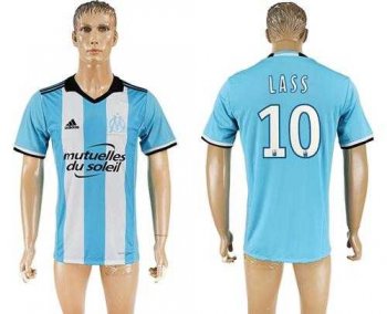 Marseille #10 Lass Sec Away Soccer Club Jersey