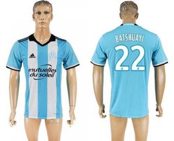 Marseille #22 Batshuayi Sec Away Soccer Club Jersey