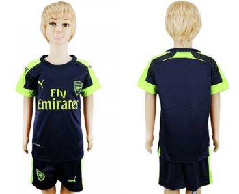 Arsenal Blank Sec Away Kid Soccer Club Jersey