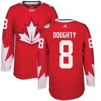 Youth Team Canada #8 Drew Doughty Red 2016 World Cup Stitched NHL Jersey