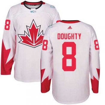 Youth Team Canada #8 Drew Doughty White 2016 World Cup Stitched NHL Jersey