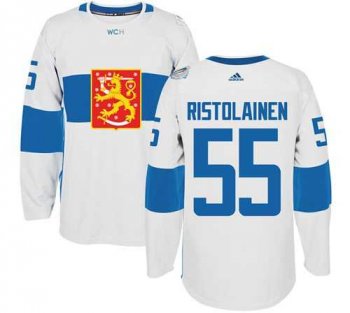 Team Finland #55 Rasmus Ristolainen White 2016 World Cup Stitched NHL Jersey