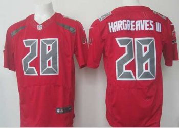 Nike Tampa Bay Buccaneers #28 Vernon Hargreaves III Red Men's Stitched NFL Elite Rush Jersey