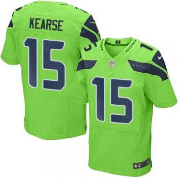 Nike Seattle Seahawks #15 Jermaine Kearse Green Men's Stitched NFL Elite Rush Jersey