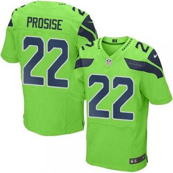 Nike Seattle Seahawks #22 C. J. Prosise Green Men's Stitched NFL Elite Rush Jersey