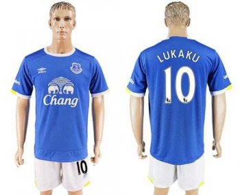 Everton #10 Lukaku Home Soccer Club Jersey