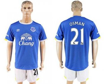 Everton #21 Osman Home Soccer Club Jersey