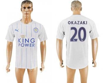 Leicester City #20 Okazaki SEC Away Soccer Club Jersey