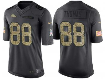 Nike Denver Broncos #88 Demaryius Thomas Men's Stitched Black NFL Salute to Service Limited Jerseys