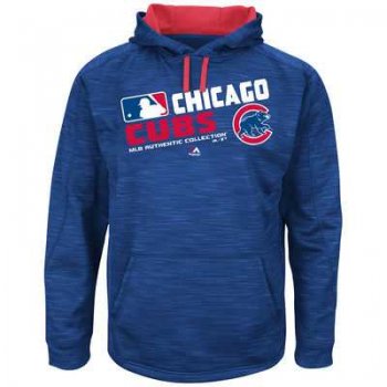 Men's Chicago Cubs Authentic Collection Royal Team Choice Streak Hoodie