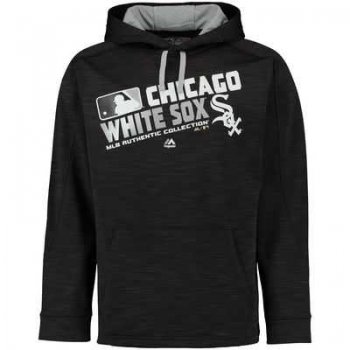 Men's Chicago White Sox Authentic Collection Black Team Choice Streak Hoodie