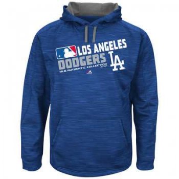 Men's Los Angeles Dodgers Authentic Collection Royal Team Choice Streak Hoodie