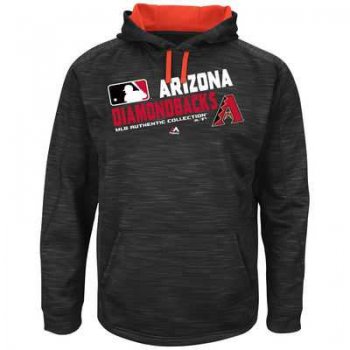 Men's Arizona Diamondbacks Authentic Collection Black Team Choice Streak Hoodie