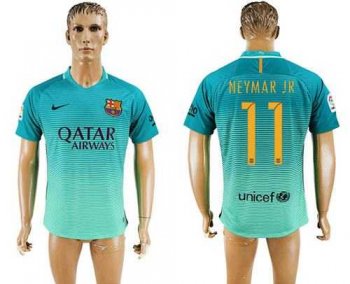 Barcelona #11 Neymar Jr Sec Away Soccer Club Jersey