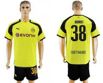 Dortmund #38 Burki European Away Soccer Club Jersey