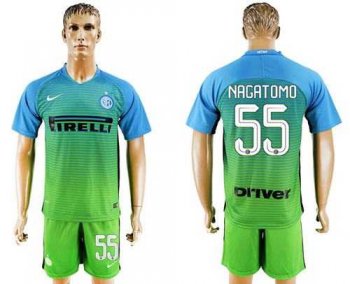 Inter Milan #55 Nagatomo Sec Away Soccer Club Jersey