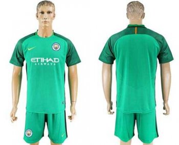 Manchester United Blank Green Goalkeeper Soccer Club Jersey