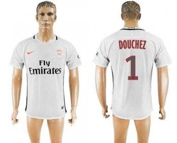 Paris Saint-Germain #1 Douchez Sec Away Soccer Club Jersey