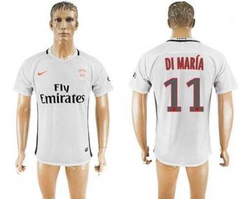 Paris Saint-Germain #11 Di Maria Sec Away Soccer Club Jersey