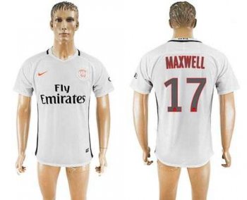 Paris Saint-Germain #17 Maxwell Sec Away Soccer Club Jersey