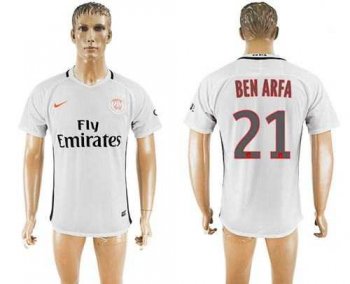 Paris Saint-Germain #21 Ben Arfa Sec Away Soccer Club Jersey