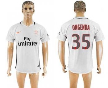 Paris Saint-Germain #35 Ongenda Sec Away Soccer Club Jersey