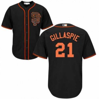 San Francisco Giants #21 Conor Gillaspie Black New Cool Base Stitched Baseball Jersey