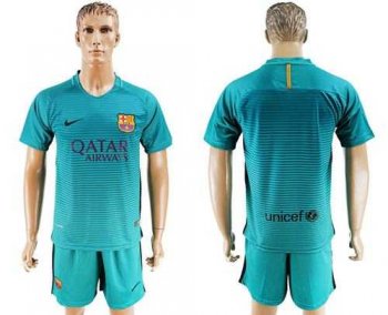 Barcelona Blank Sec Away Soccer Club Jersey