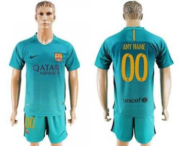 Barcelona Personalized Sec Away Soccer Club Jersey