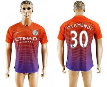 Manchester City #30 Otamendi Sec Away Soccer Club Jersey