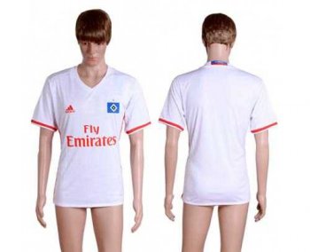 Hamburg Blank Home Soccer Club Jersey