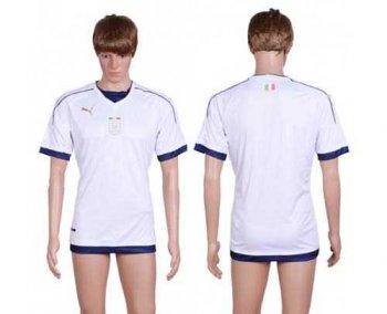 Italy Blank Away Soccer Country Jersey