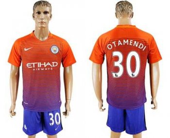 Manchester City #30 Otamendi Sec Away Soccer Club Jersey