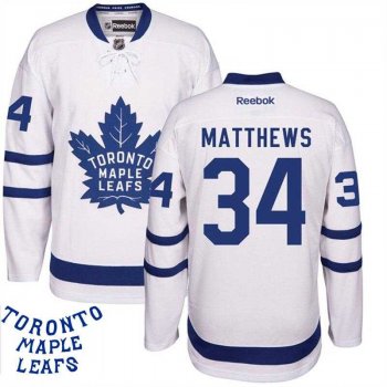 Youth Toronto Maple Leafs #34 Auston Matthews White New Stitched Youth NHL Jersey