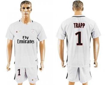 Paris Saint-Germain #1 Trapp Sec Away Soccer Club Jersey