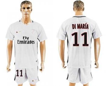 Paris Saint-Germain #11 Di Maria Sec Away Soccer Club Jersey