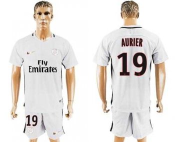 Paris Saint-Germain #19 Aurier Sec Away Soccer Club Jersey