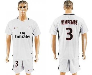 Paris Saint-Germain #3 Kimpembe Sec Away Soccer Club Jersey