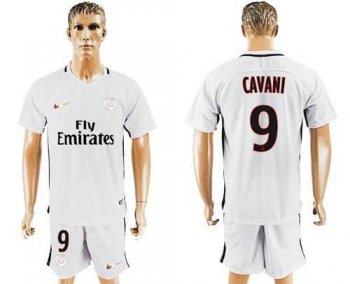 Paris Saint-Germain #9 Cavani Sec Away Soccer Club Jersey