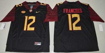 Florida State Seminoles #12 Deondre Francois Black Limited Stitched NCAA Jersey