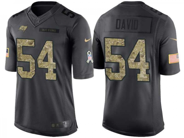 Nike Tampa Bay Buccaneers #54 Lavonte David Men's Stitched Anthracite NFL Salute to Service Limited Jerseys