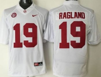 Alabama Crimson Tide #19 Reggie Ragland White Stitched NCAA Jersey