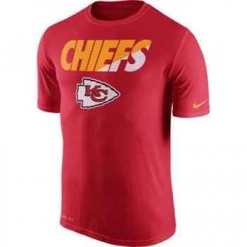 Men's Kansas City Chiefs Nike Red Legend Staff Practice Performance T-Shirt